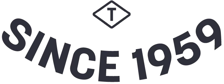 Established 1959 logo badge for wholesale food distributor and commercial food supplier company branding.